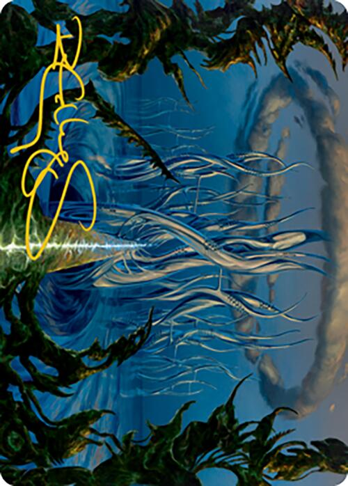 Image of Tanglepool Bridge Art Card (Gold-Stamped Signature) [Modern Horizons 2 Art Series]