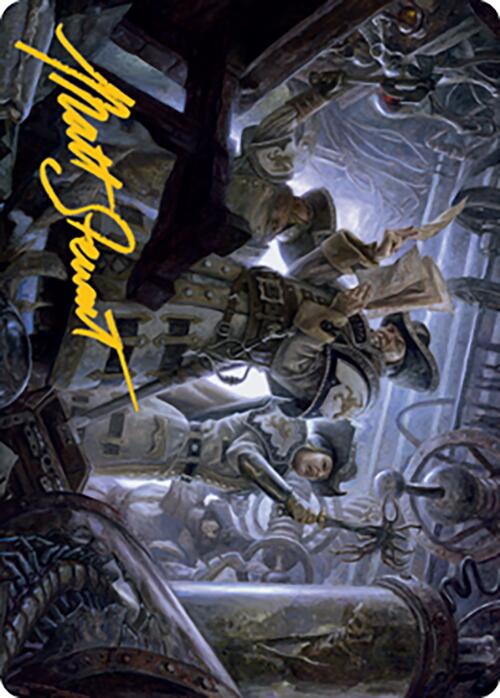 Image of Search the Premises Art Card (Gold-Stamped Signature) [Modern Horizons 2 Art Series]