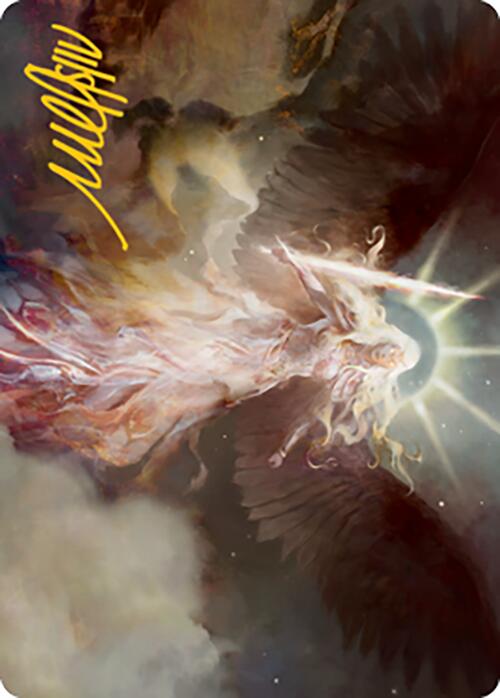 Image of Serra's Emissary Art Card (Gold-Stamped Signature) [Modern Horizons 2 Art Series]