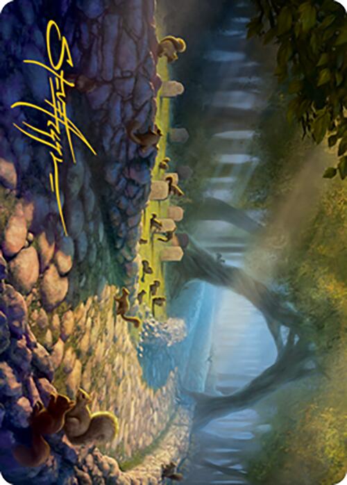 Image of Squirrel Sanctuary Art Card (Gold-Stamped Signature) [Modern Horizons 2 Art Series]