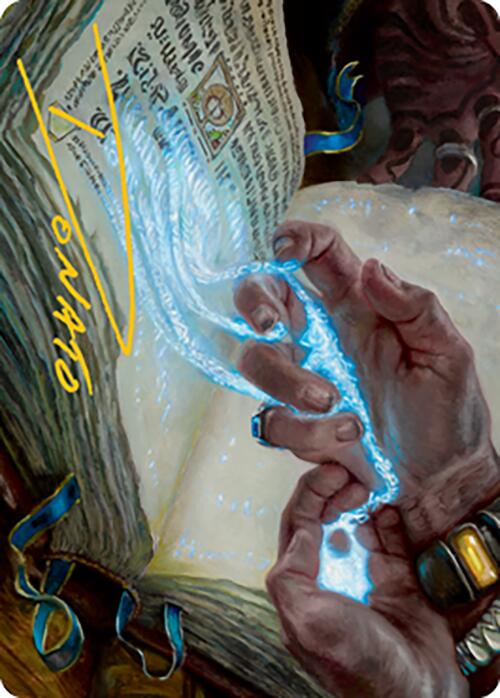 Image of Mystic Redaction Art Card (Gold-Stamped Signature) [Modern Horizons 2 Art Series]