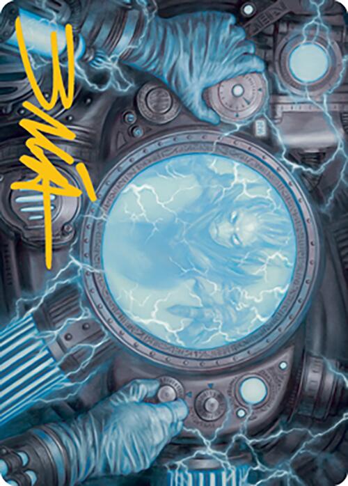 Image of Recalibrate Art Card (Gold-Stamped Signature) [Modern Horizons 2 Art Series]