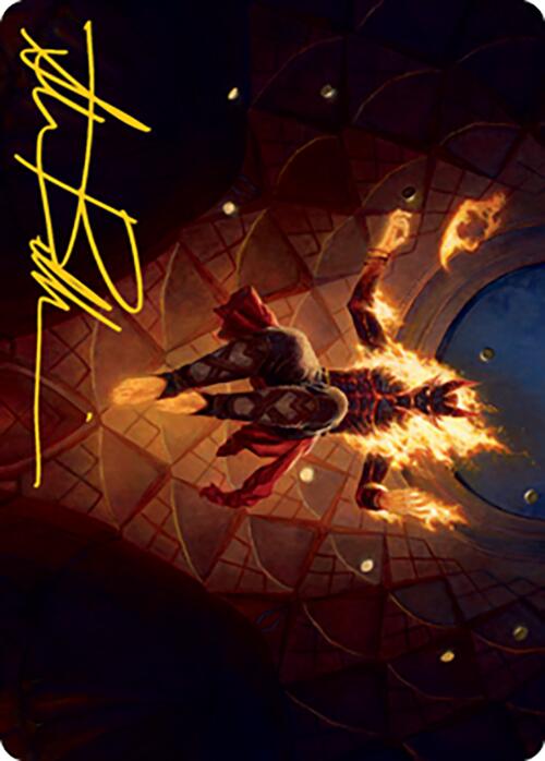 Image of Yusri, Fortune's Flame Art Card (Gold-Stamped Signature) [Modern Horizons 2 Art Series]