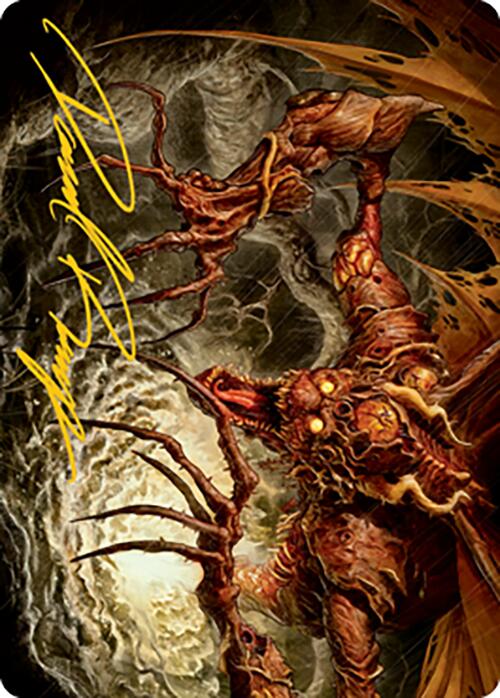 Image of Archfiend of Sorrows Art Card (Gold-Stamped Signature) [Modern Horizons 2 Art Series]