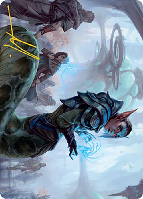 Image of Lonis, Cryptozoologist Art Card (Gold-Stamped Signature) [Modern Horizons 2 Art Series]