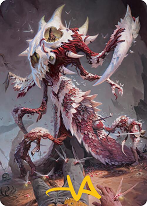 Image of Grist, the Hunger Tide Art Card (56) (Gold-Stamped Signature) [Modern Horizons 2 Art Series]