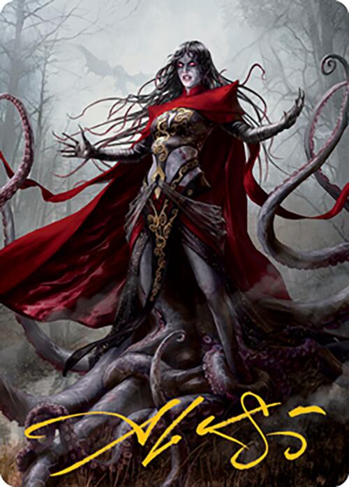 Image of Geyadrone Dihada Art Card (53) (Gold-Stamped Signature) [Modern Horizons 2 Art Series]