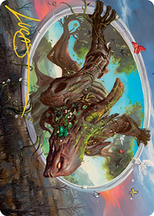 Image of Gaea's Will Art Card (Gold-Stamped Signature) [Modern Horizons 2 Art Series]