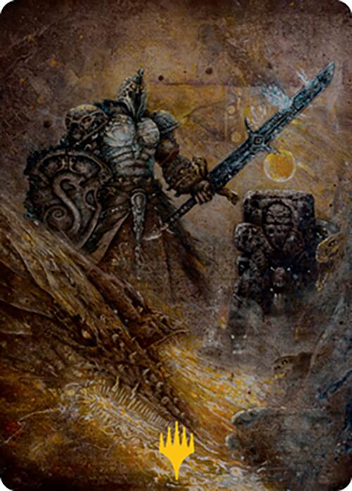 Image of Dakkon, Shadow Slayer Art Card (48) (Gold-Stamped Signature) [Modern Horizons 2 Art Series]