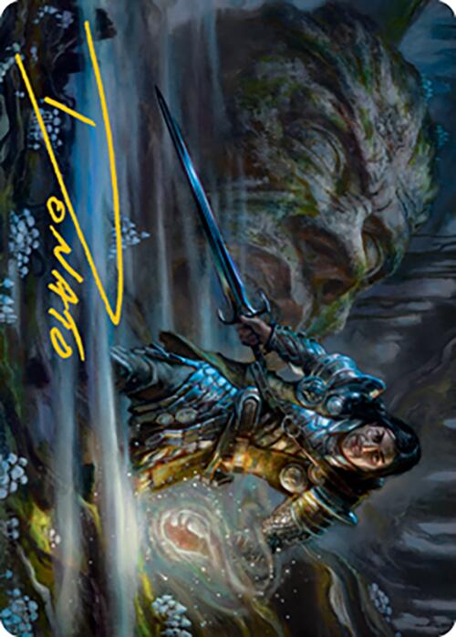 Image of Carth the Lion Art Card (Gold-Stamped Signature) [Modern Horizons 2 Art Series]