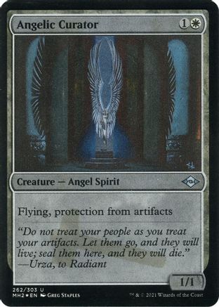 Image of Angelic Curator (Foil Etched) (MH2-262) - Modern Horizons 2 Foil