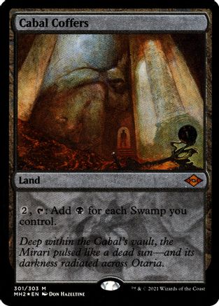 Image of Cabal Coffers (Foil Etched) (MH2-301) - Modern Horizons 2 Foil