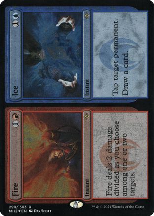 Image of Fire // Ice (Foil Etched) (MH2-290) - Modern Horizons 2 Foil