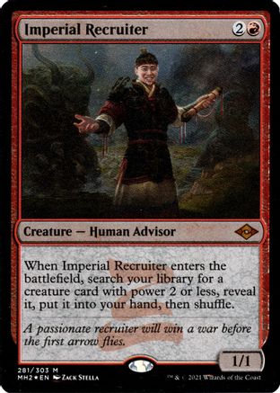 Image of Imperial Recruiter (Foil Etched) (MH2-281) - Modern Horizons 2 Foil