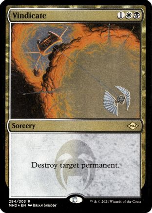 Image of Vindicate (Foil Etched) (MH2-294) - Modern Horizons 2 Foil
