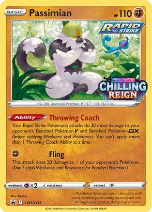 Image of Passimian (SWSH115) [Sword & Shield: Black Star Promos]