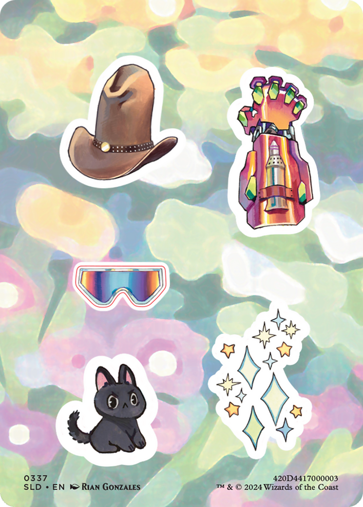 Image of Sticker sheet (SLD-337) - Secret Lair Drop Foil