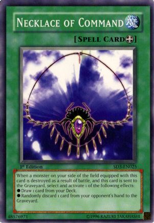 Image of Necklace of Command [SD3-EN025] Common