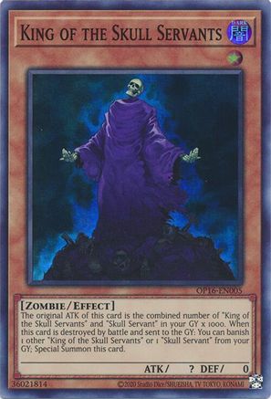 Image of King of the Skull Servants [OP16-EN005] Super Rare