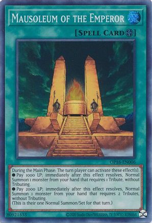 Image of Mausoleum of the Emperor [OP16-EN006] Super Rare