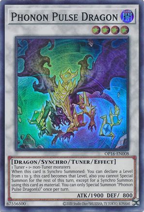 Image of Phonon Pulse Dragon [OP16-EN008] Super Rare