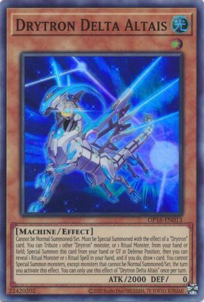 Image of Drytron Delta Altais [OP16-EN013] Super Rare