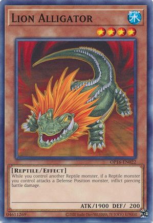 Image of Lion Alligator [OP16-EN022] Common