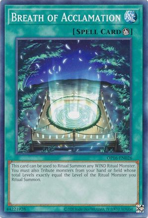 Image of Breath of Acclamation [OP16-EN026] Common