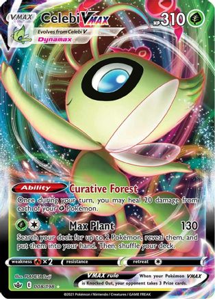 Image of Celebi VMAX (008/198) [Sword & Shield: Chilling Reign]