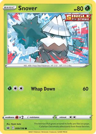 Image of Snover (009/198) [Sword & Shield: Chilling Reign]