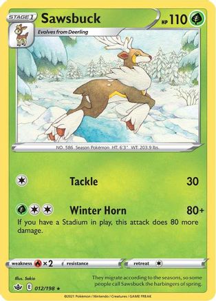 Image of Sawsbuck (012/198) [Sword & Shield: Chilling Reign]