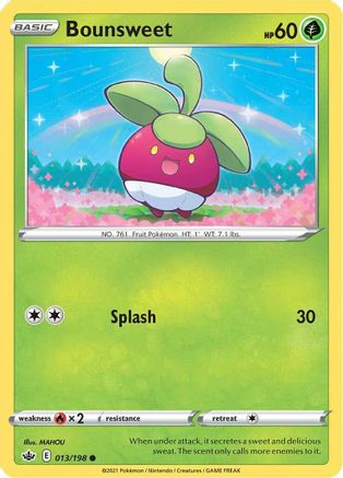 Image of Bounsweet (013/198) [Sword & Shield: Chilling Reign]