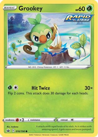 Image of Grookey (016/198) [Sword & Shield: Chilling Reign]
