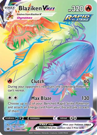 Image of Blaziken VMAX (200/198) [Sword & Shield: Chilling Reign]