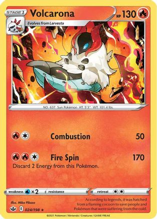 Image of Volcarona (024/198) [Sword & Shield: Chilling Reign]