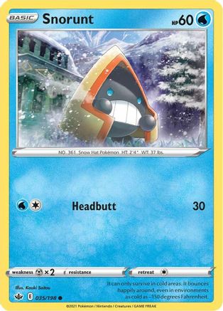 Image of Snorunt (035/198) [Sword & Shield: Chilling Reign]