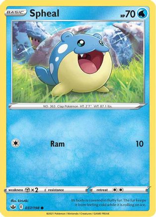 Image of Spheal (037/198) [Sword & Shield: Chilling Reign]