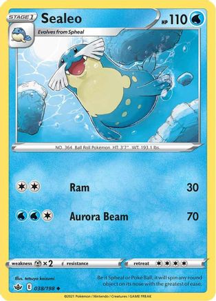 Image of Sealeo (038/198) [Sword & Shield: Chilling Reign]