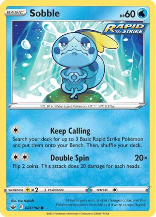 Image of Sobble (041/198) [Sword & Shield: Chilling Reign]