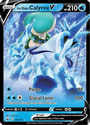 Image of Ice Rider Calyrex V (045/198) [Sword & Shield: Chilling Reign]