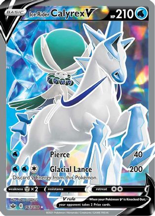 Image of Ice Rider Calyrex V (163/198) [Sword & Shield: Chilling Reign]