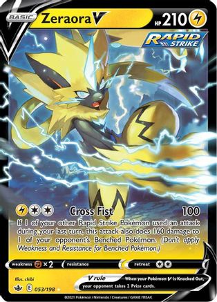 Image of Zeraora V (053/198) [Sword & Shield: Chilling Reign]