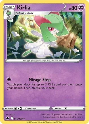 Image of Kirlia (060/198) [Sword & Shield: Chilling Reign]