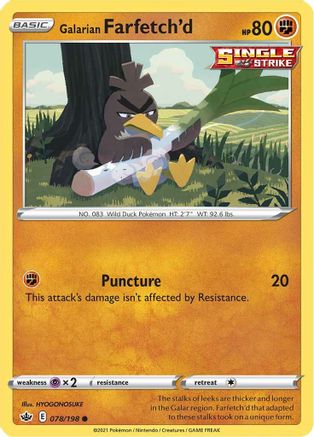 Image of Galarian Farfetch'd (078/198) [Sword & Shield: Chilling Reign]