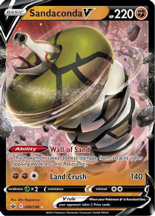 Image of Sandaconda V (089/198) [Sword & Shield: Chilling Reign]