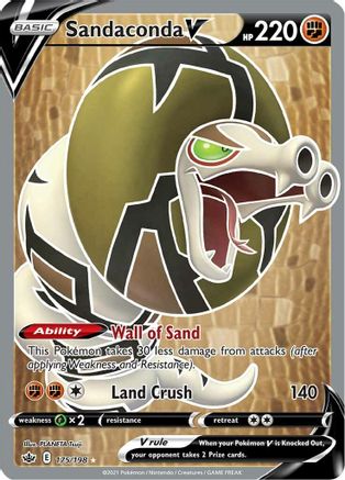 Image of Sandaconda V (175/198) [Sword & Shield: Chilling Reign]