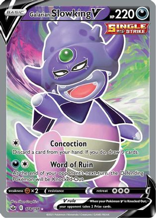 Image of Galarian Slowking V (178/198) [Sword & Shield: Chilling Reign]