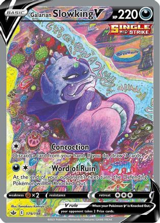Image of Galarian Slowking V (179/198) [Sword & Shield: Chilling Reign]