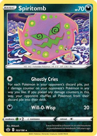 Image of Spiritomb (103/198) [Sword & Shield: Chilling Reign]