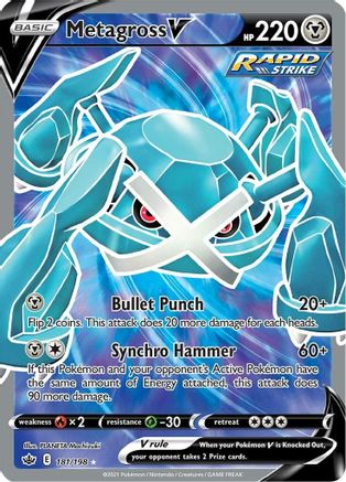 Image of Metagross V (181/198) [Sword & Shield: Chilling Reign]